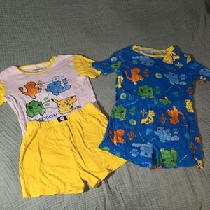 Pokemon Blue and Yellow Pajama Sets for Cozy Nights, NWOT